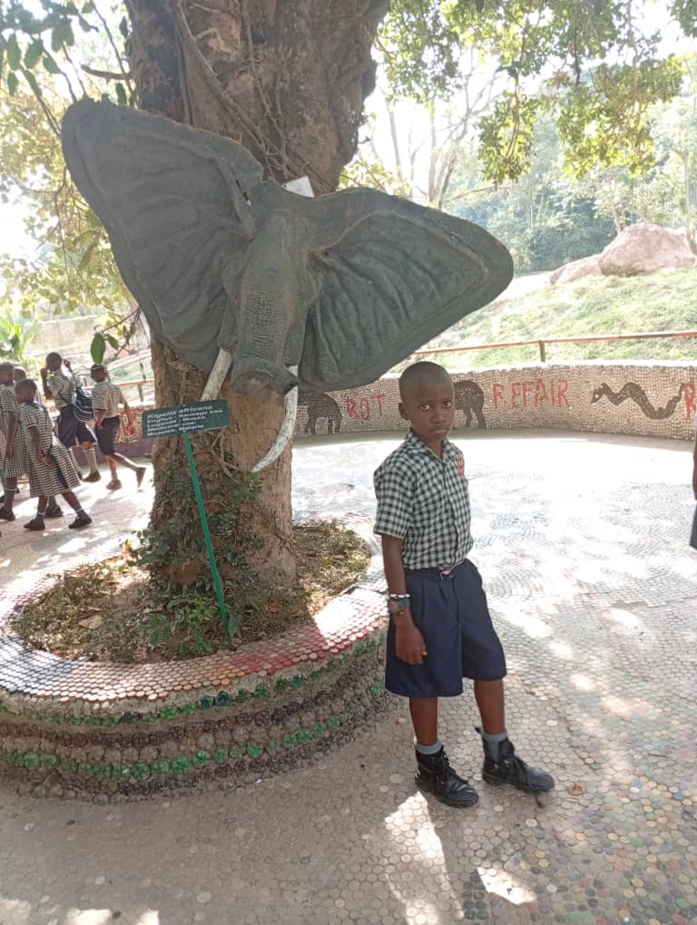 Pupils at the Uganda Wildlife Education Centre