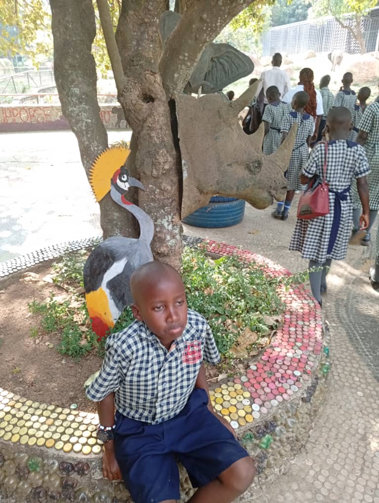 Pupils at the Uganda Wildlife Education Centre