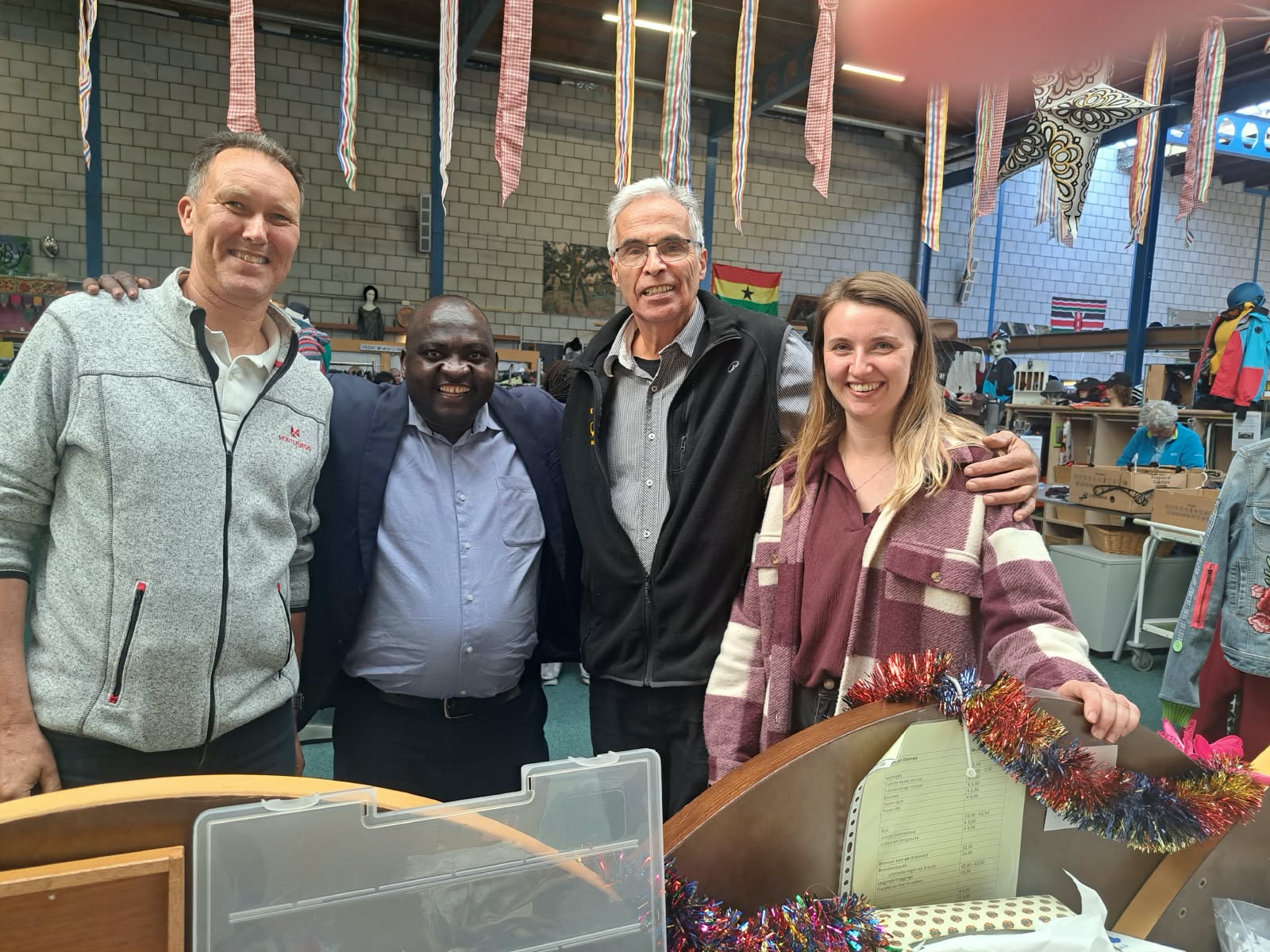 Fr. Emmanuel Barongo visiting Stichting KOOK team in Alkmaar, Netherlands